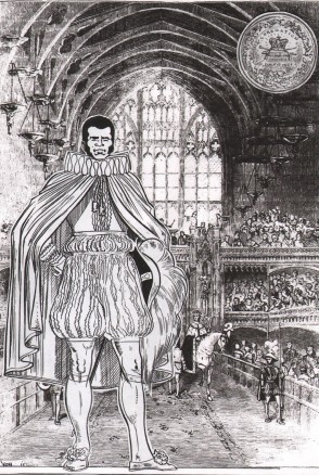 Bill Richmond at the coronation of George IV, art by Trevor Von Eeden
