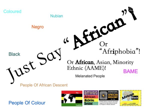 JustSayAfrican