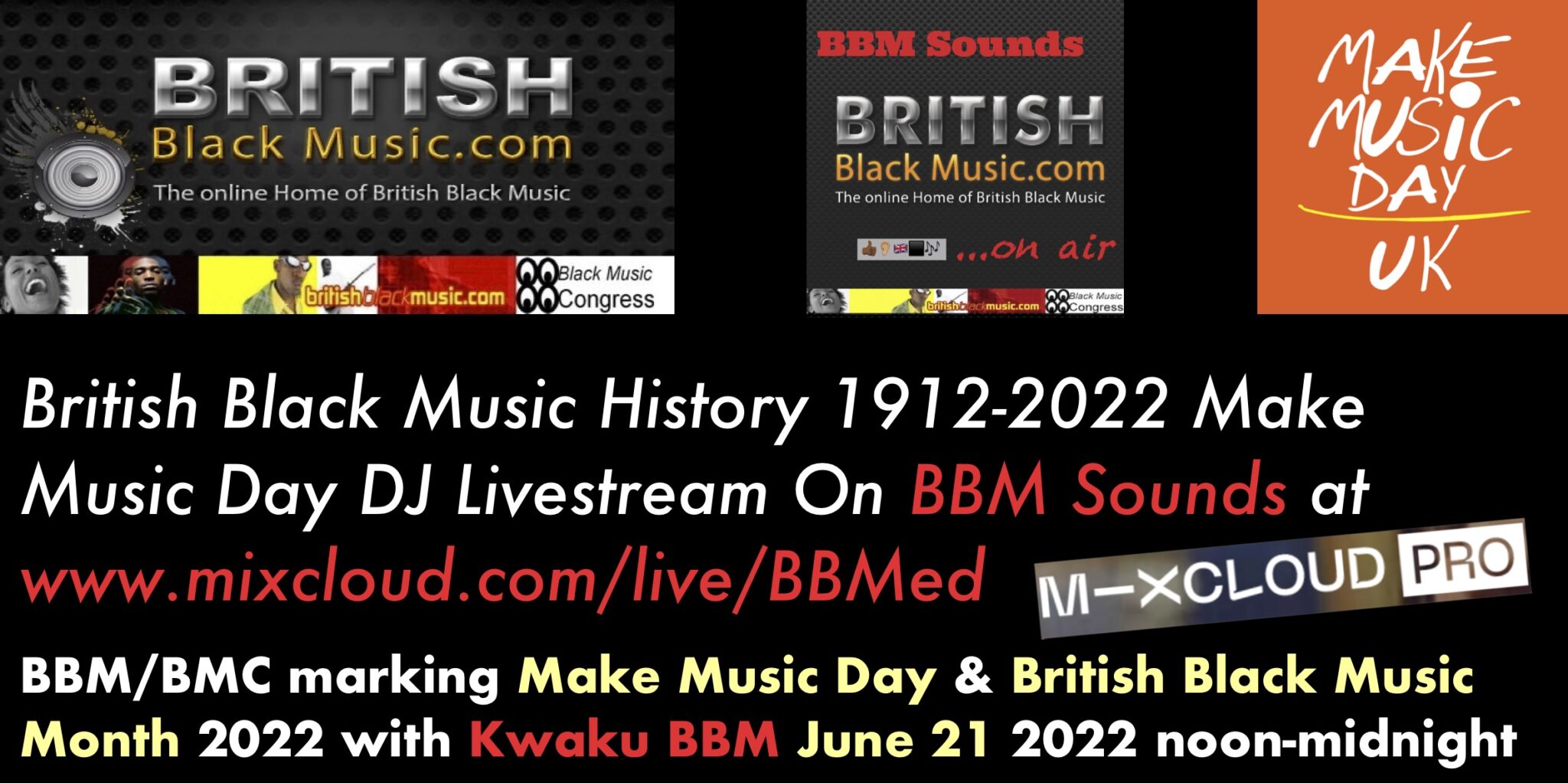 British Black Music History 19122022 Make Music Day DJ Livestream