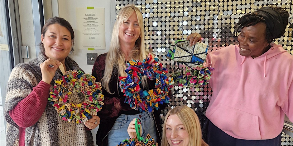 Black History Month – African Print Fabric Rag Wreath Workshop - Black ...