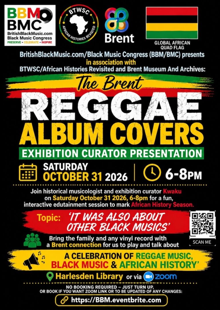 The Brent Reggae Album Covers Exhibition Marking African History Season ...