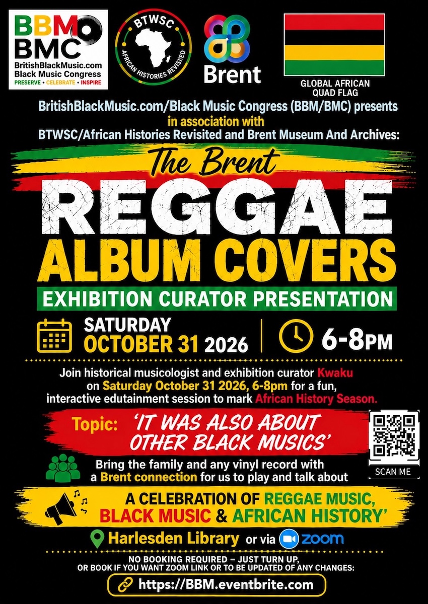The Brent Reggae Album Covers Exhibition Marking African History Season ...